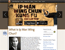 Tablet Screenshot of kwokwingchun.com